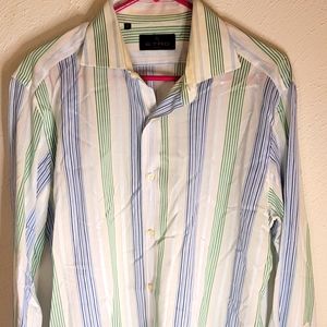 Etro Men's Shirt Luxury Brand Designer Size 41 Button-Up Long Sleeves